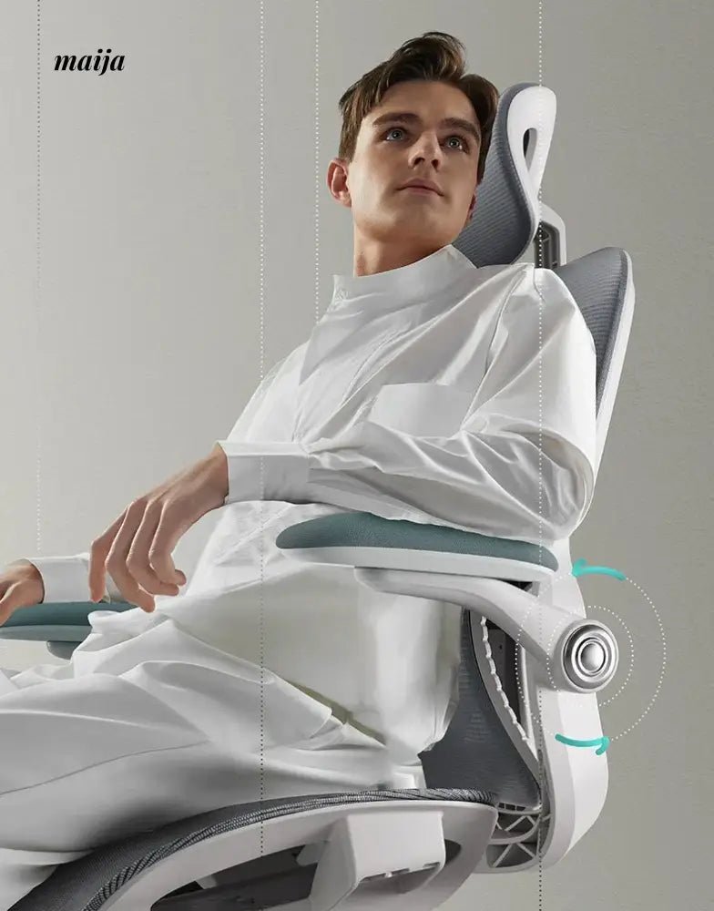 Black and White P53 Computer Chair - Image 4