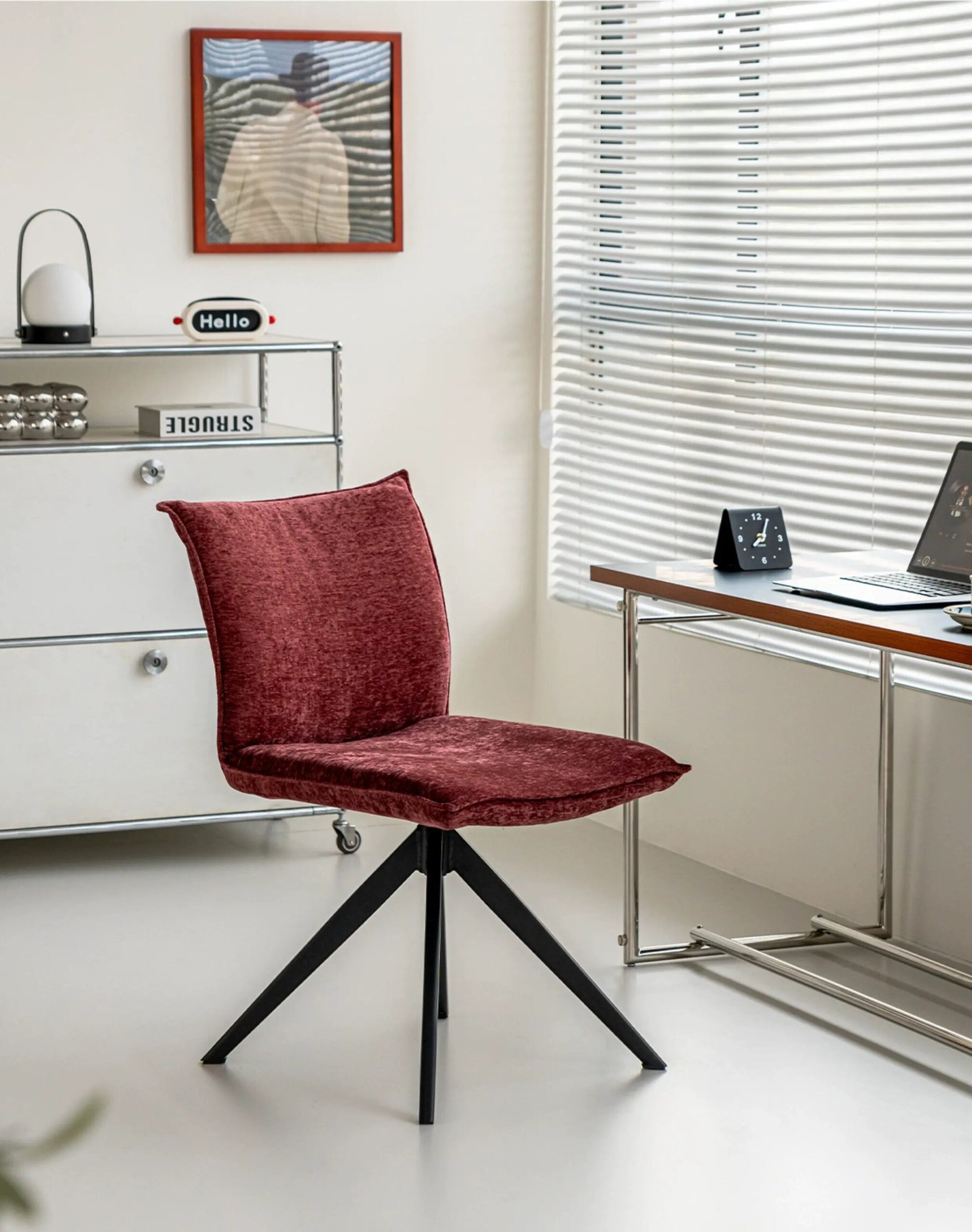 ABOUT WHITE Azura Modern Comfortable Nordic Dining Chair - Image 5