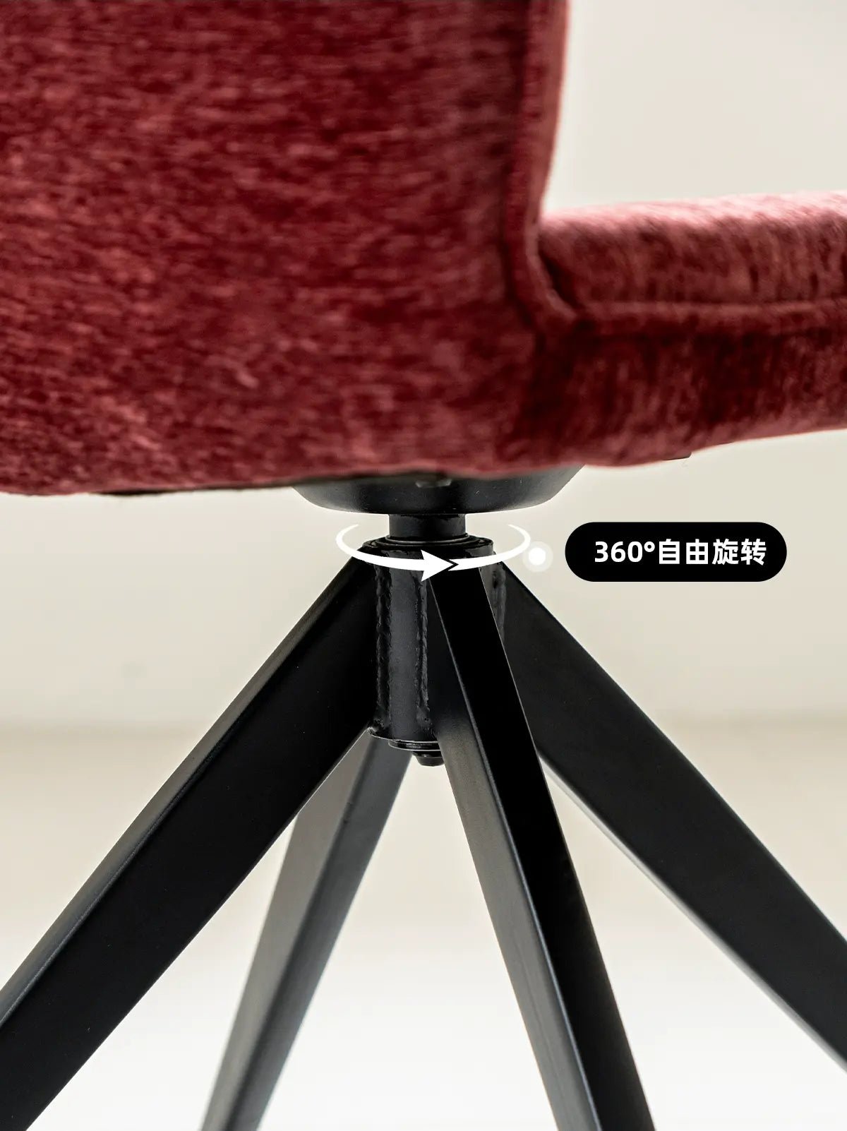 ABOUT WHITE Azura Modern Comfortable Nordic Dining Chair - Image 15