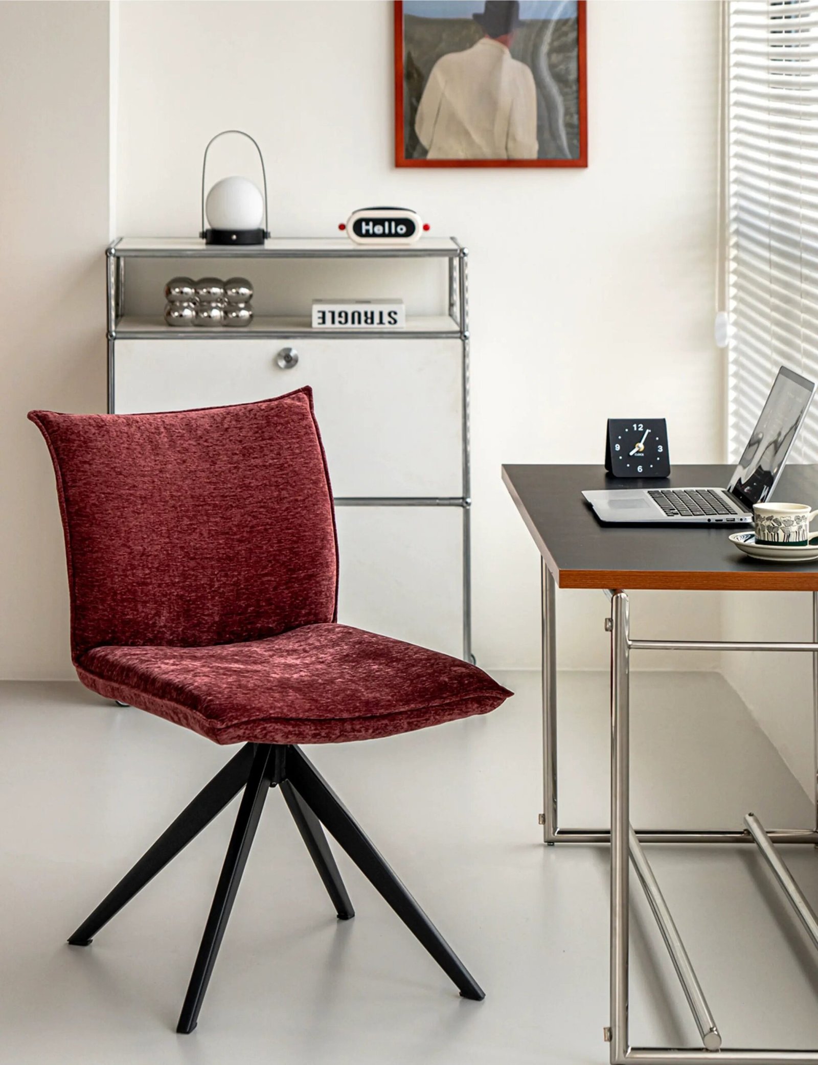 ABOUT WHITE Azura Modern Comfortable Nordic Dining Chair - Image 17