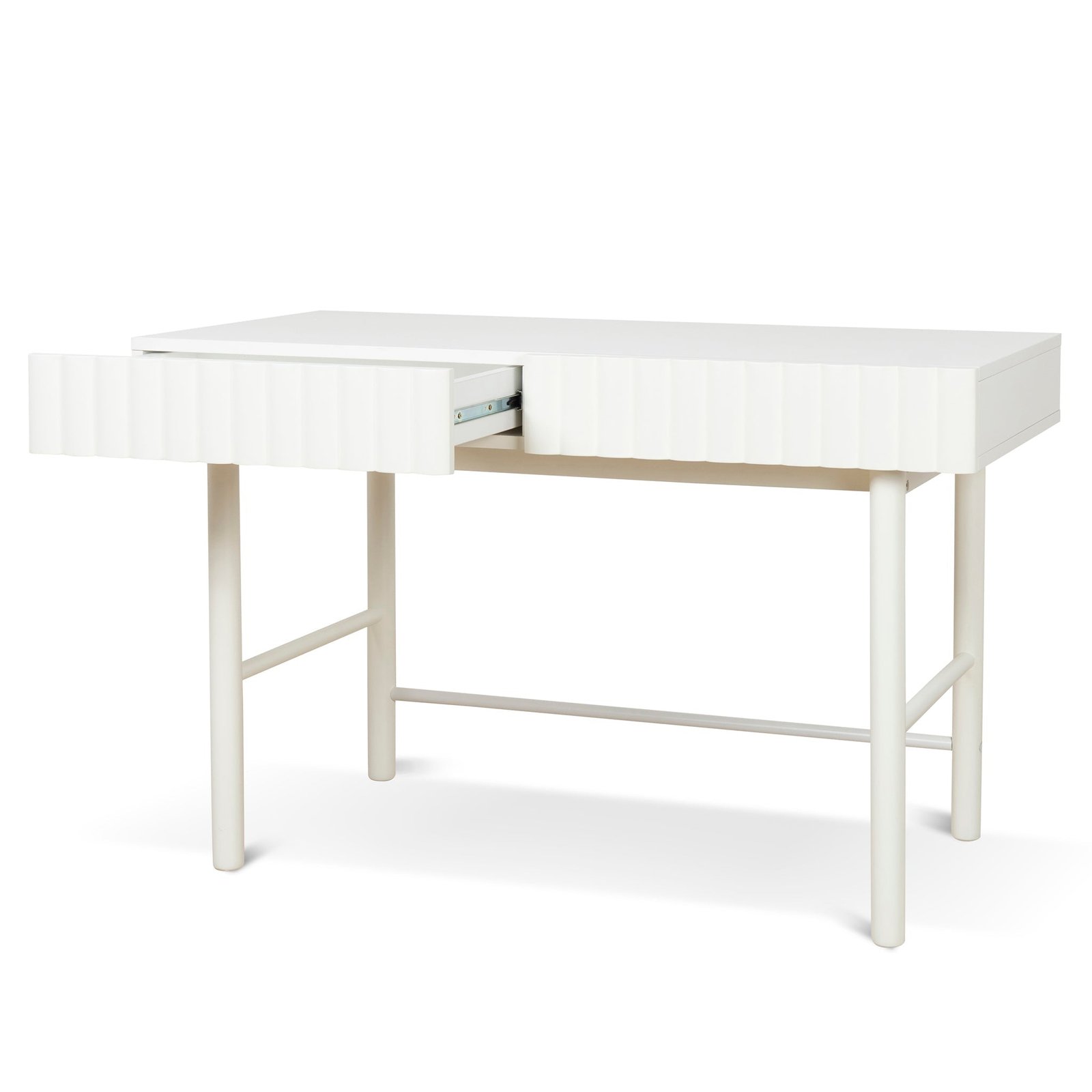 Vasuda 1.2m Home Office Desk - White - Image 4