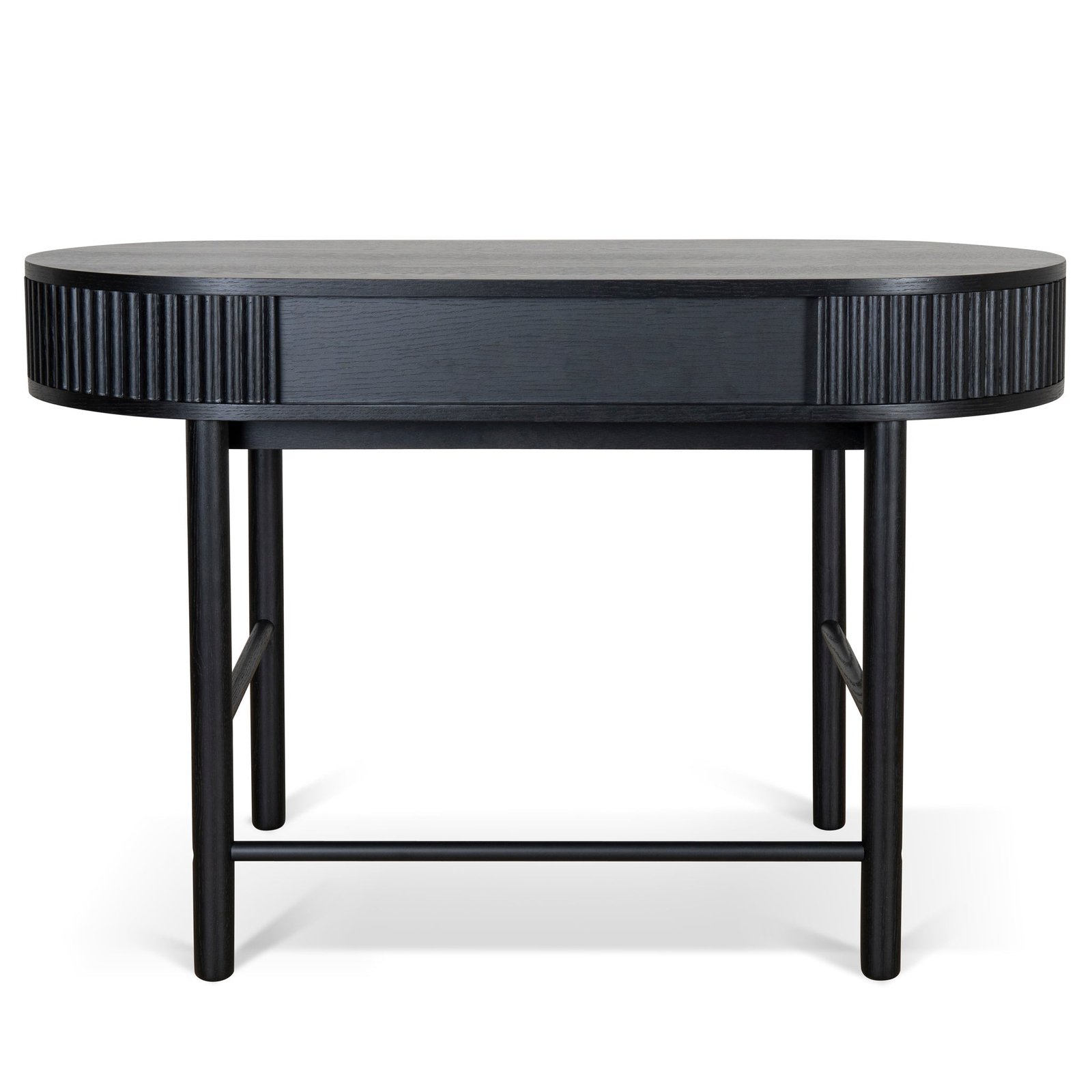 Melita 1.2m Home Office Desk - Full Black - Image 6