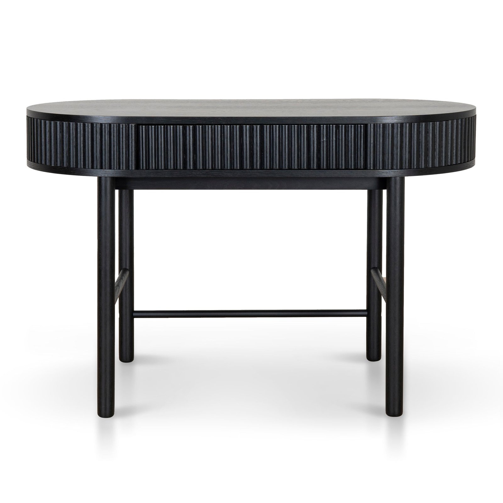 Melita 1.2m Home Office Desk - Full Black - Image 2