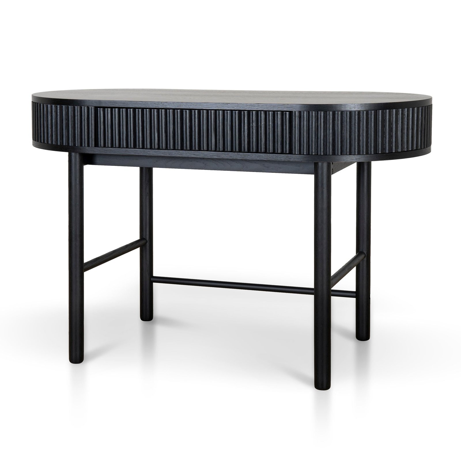 Melita 1.2m Home Office Desk - Full Black