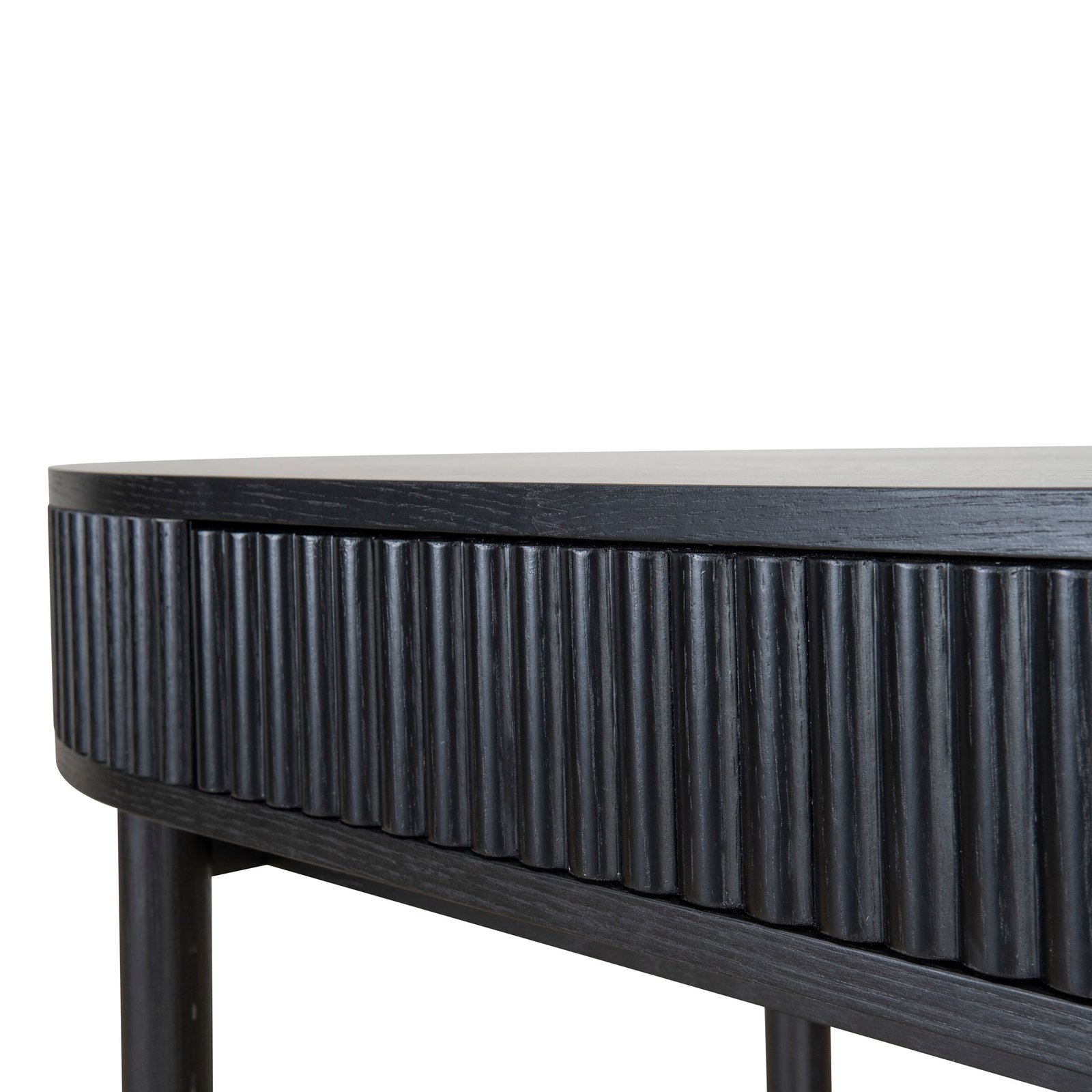 Melita 1.2m Home Office Desk - Full Black - Image 10