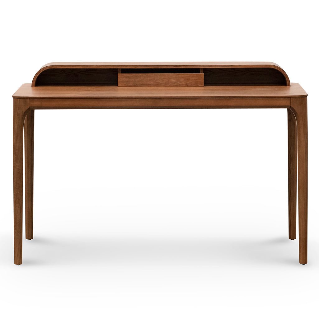 Reva Wooden Home Office Desk - Walnut - Image 2