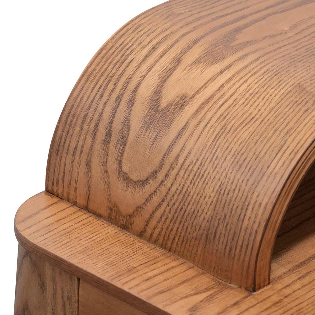 Reva Wooden Home Office Desk - Walnut - Image 10