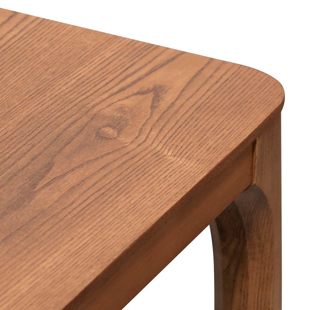 Reva Wooden Home Office Desk - Walnut - Image 9