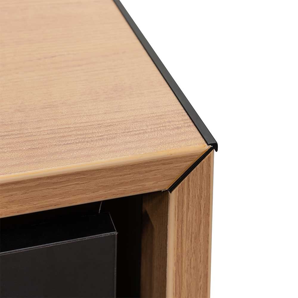 Janell 2.3m Right Return Office Desk - Natural - Image 6