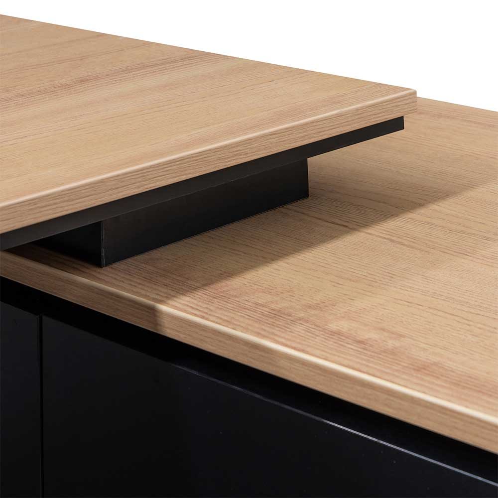 Janell 2.3m Right Return Office Desk - Natural - Image 7