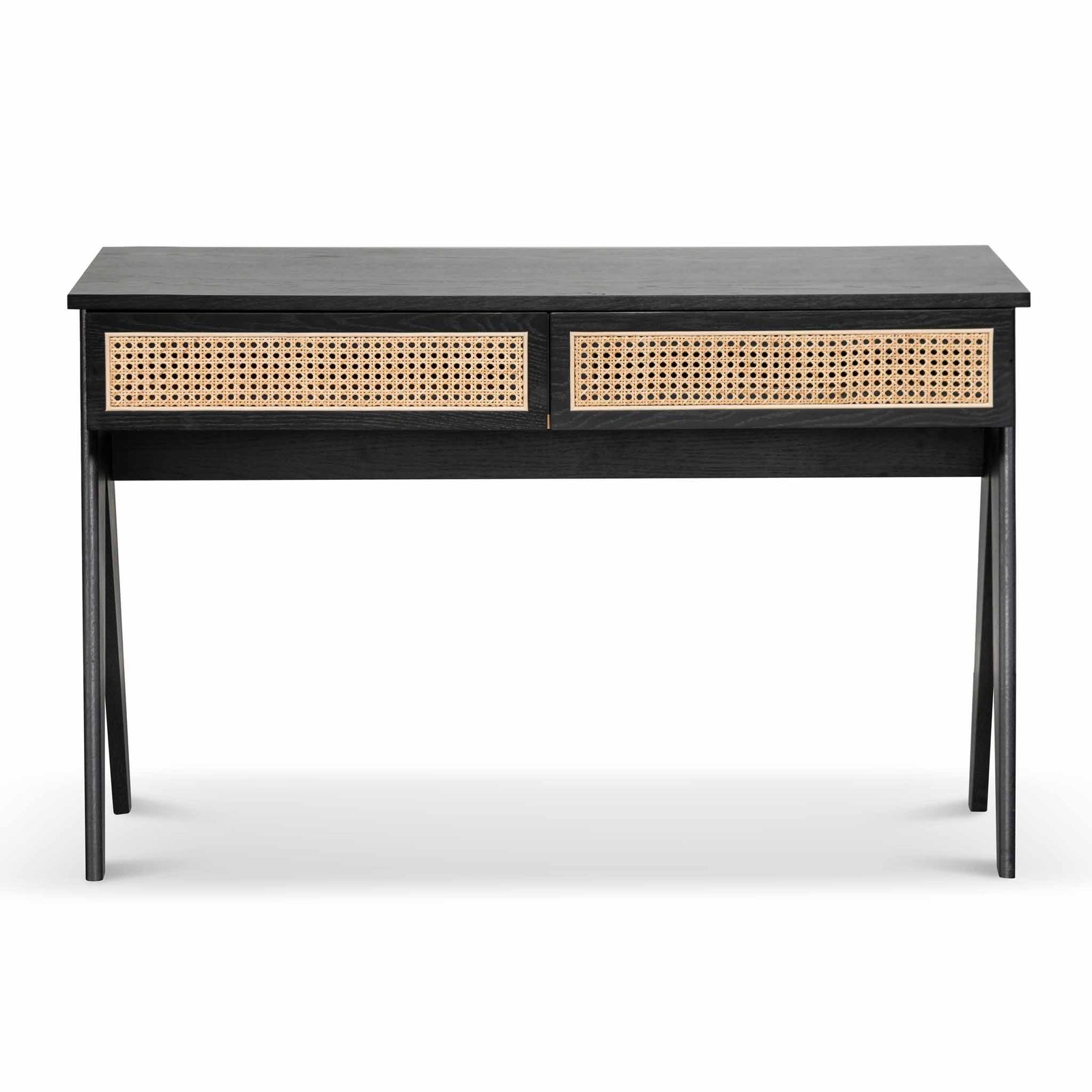 Cisneros 1.2m Home Office Desk - Full Black - Image 4