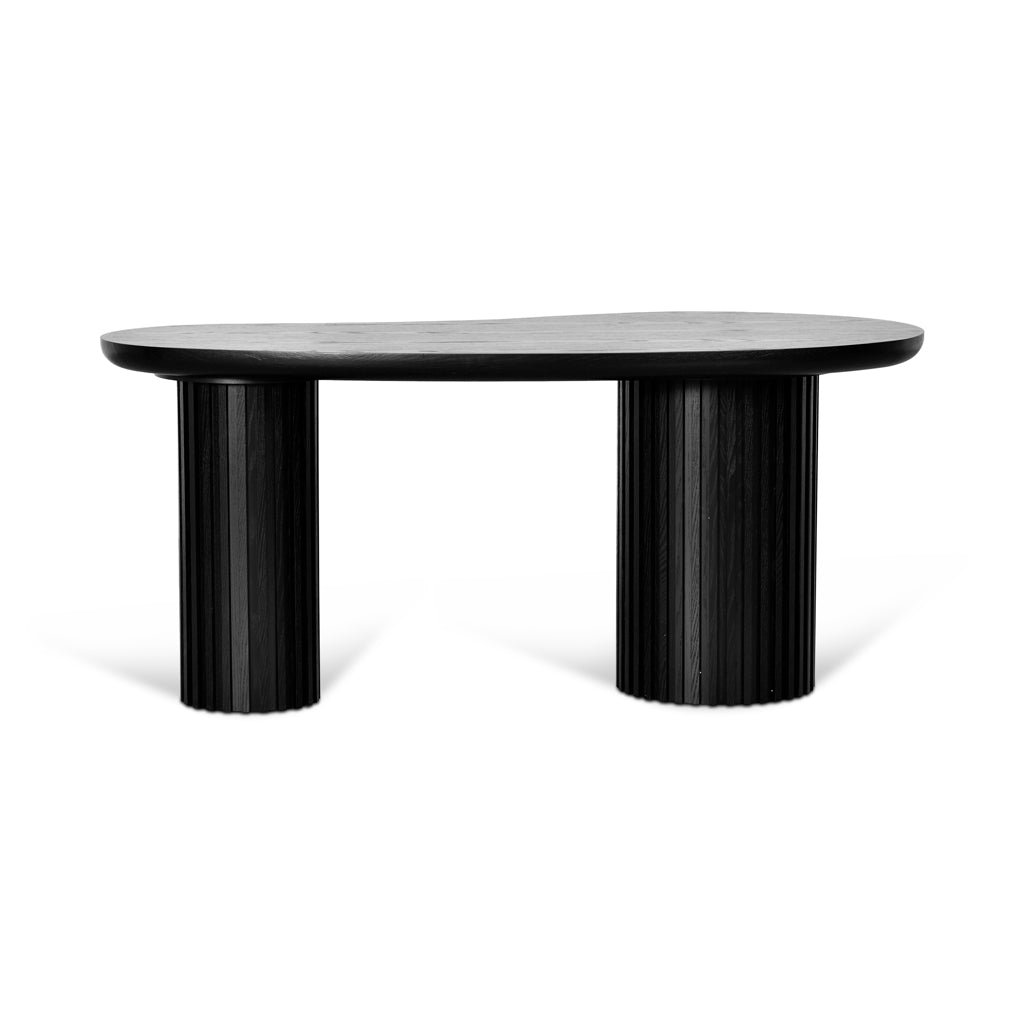 Marty 1.7m Office Desk - Black Oak - Image 4