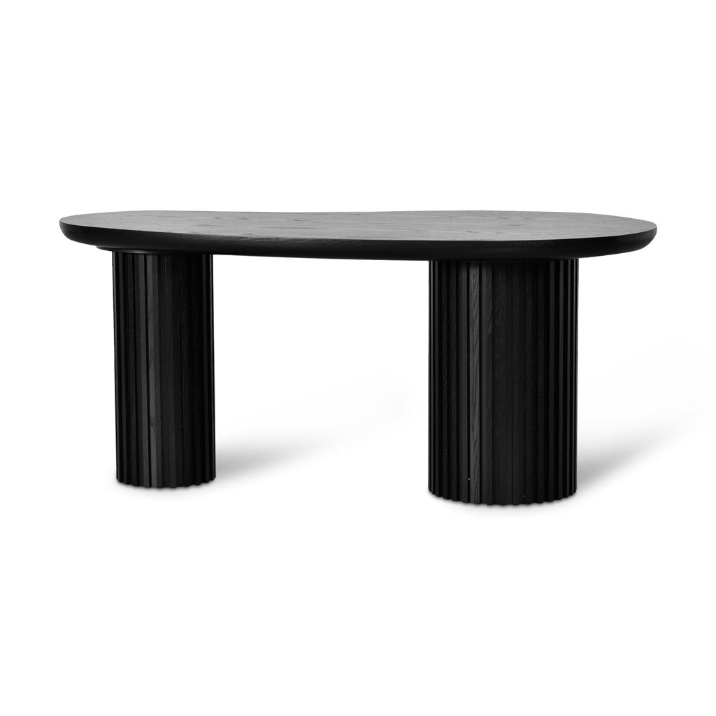 Marty 1.7m Office Desk - Black Oak - Image 2