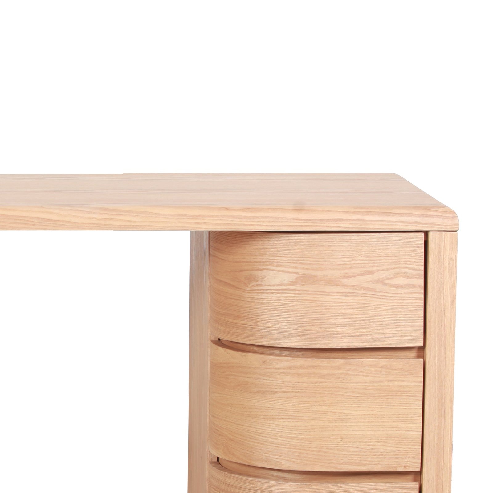 Aiza 1.6m Office Desk - Natural - Image 7