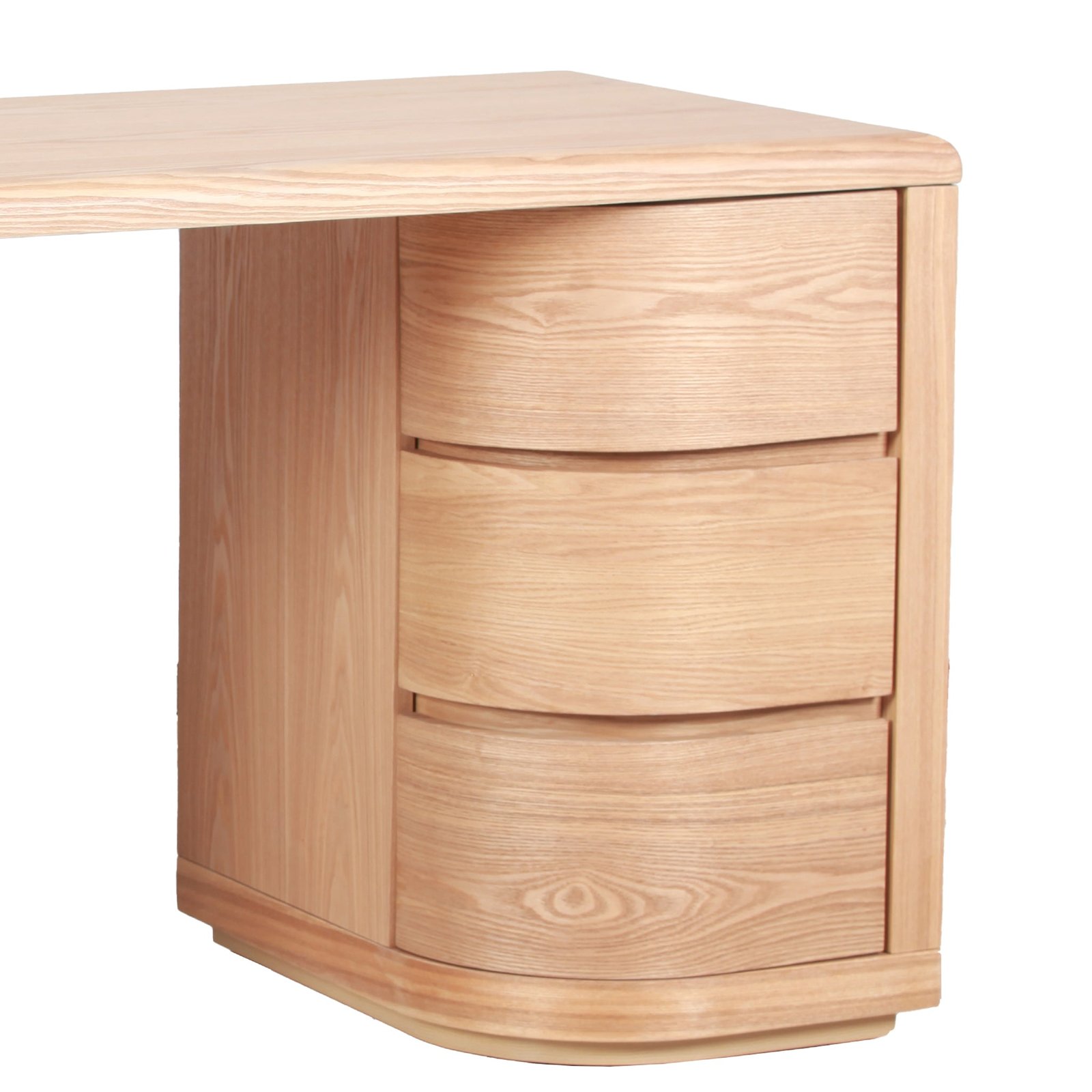 Aiza 1.6m Office Desk - Natural - Image 8