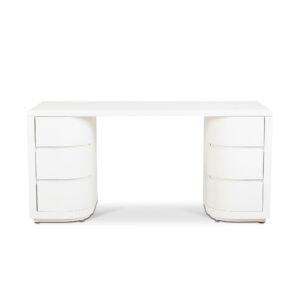 Aiza 1.6m Office Desk - White