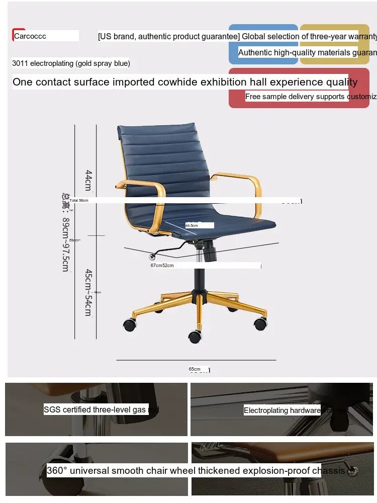 CAROCC Nandor Ergonomic Adjustable Comfort Swivel Chair - Image 24