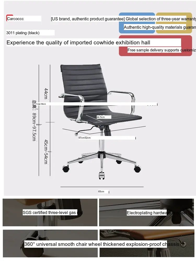 CAROCC Nandor Ergonomic Adjustable Comfort Swivel Chair - Image 28