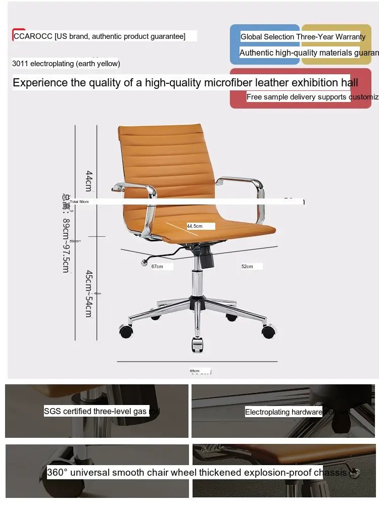 CAROCC Nandor Ergonomic Adjustable Comfort Swivel Chair - Image 11