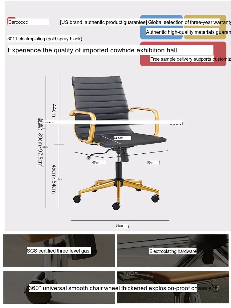 CAROCC Nandor Ergonomic Adjustable Comfort Swivel Chair - Image 30