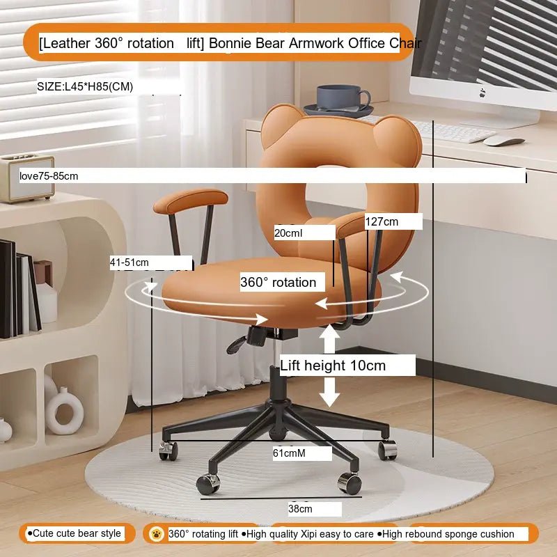 XIMIKA Alhambra Ergonomic Swivel Desk Chair - Image 4