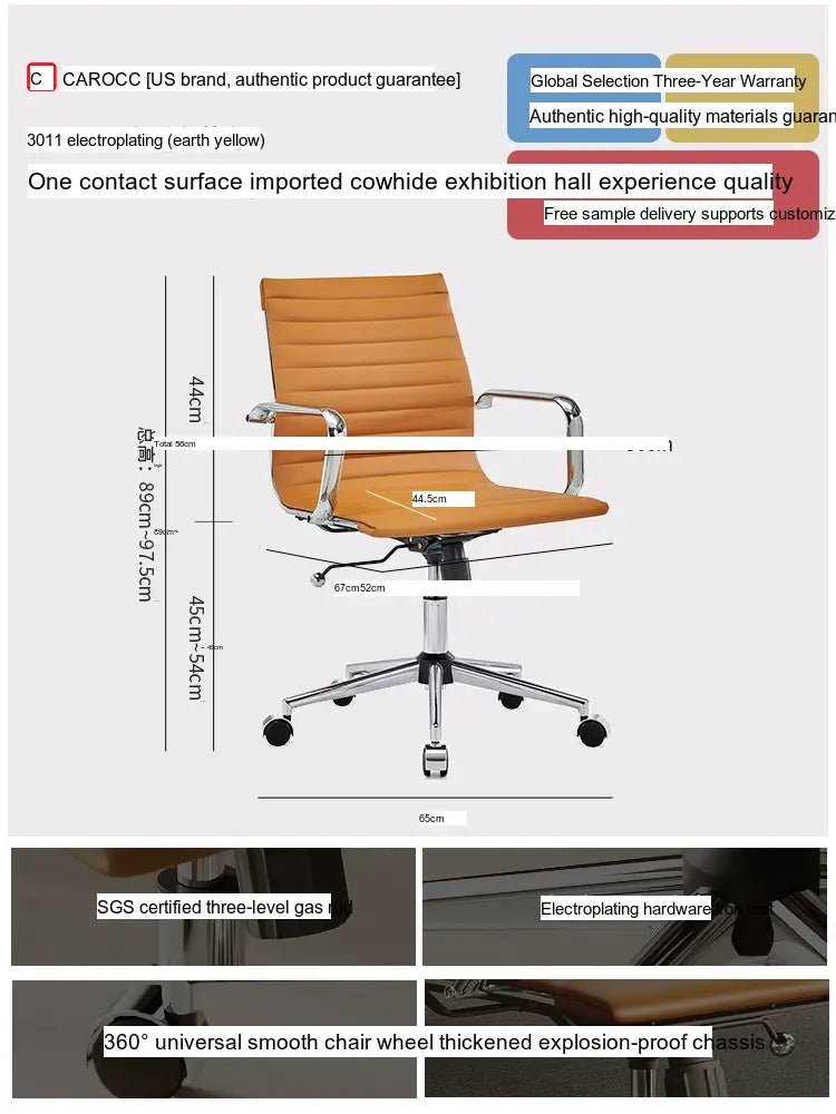 CAROCC Nandor Ergonomic Adjustable Comfort Swivel Chair - Image 18