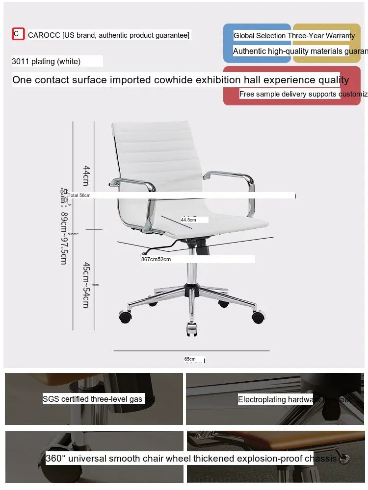 CAROCC Nandor Ergonomic Adjustable Comfort Swivel Chair - Image 19