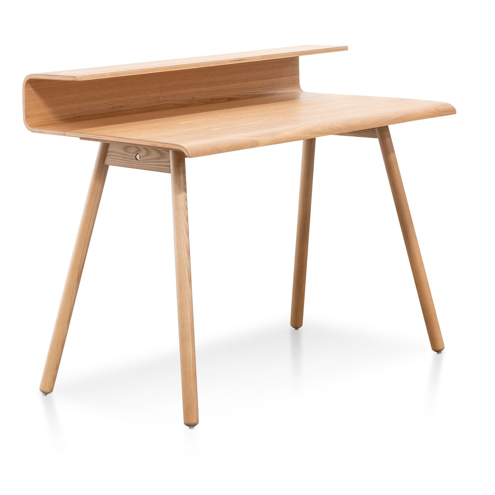 Belinda Wooden Home Office Desk - Natural - Image 3