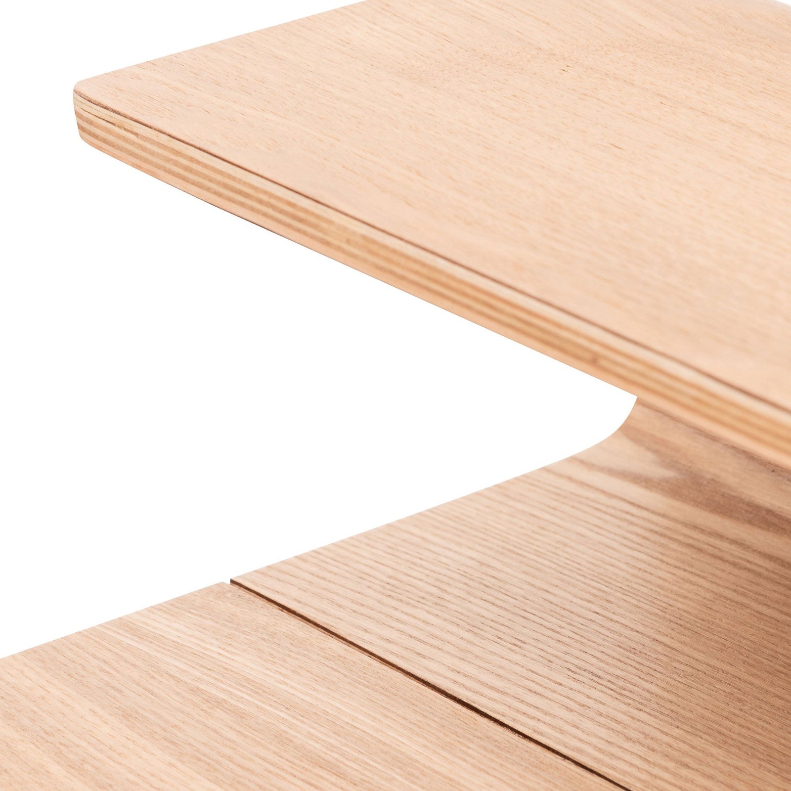 Belinda Wooden Home Office Desk - Natural - Image 7