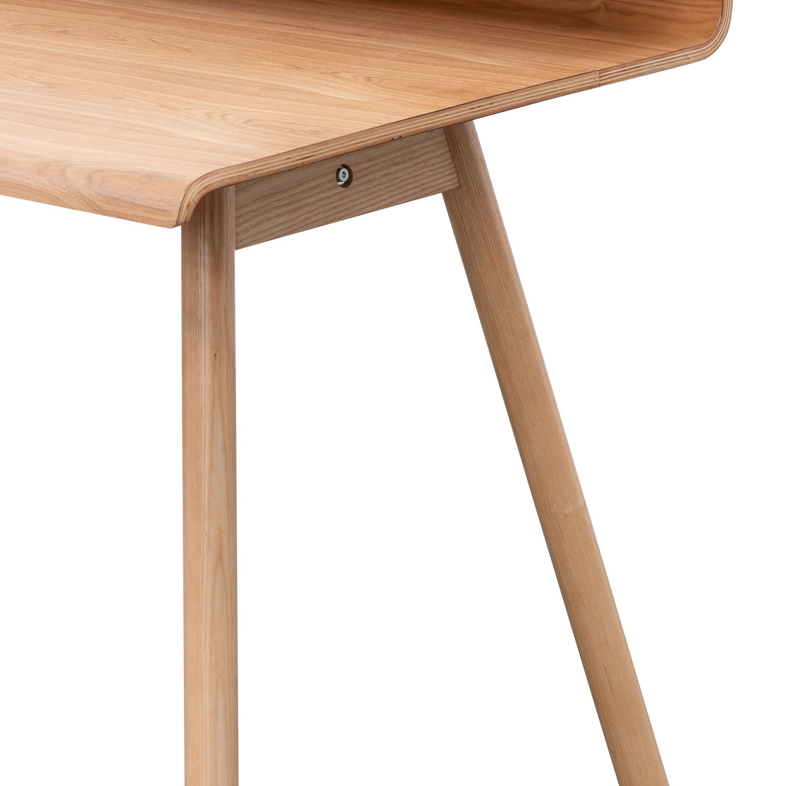 Belinda Wooden Home Office Desk - Natural - Image 8