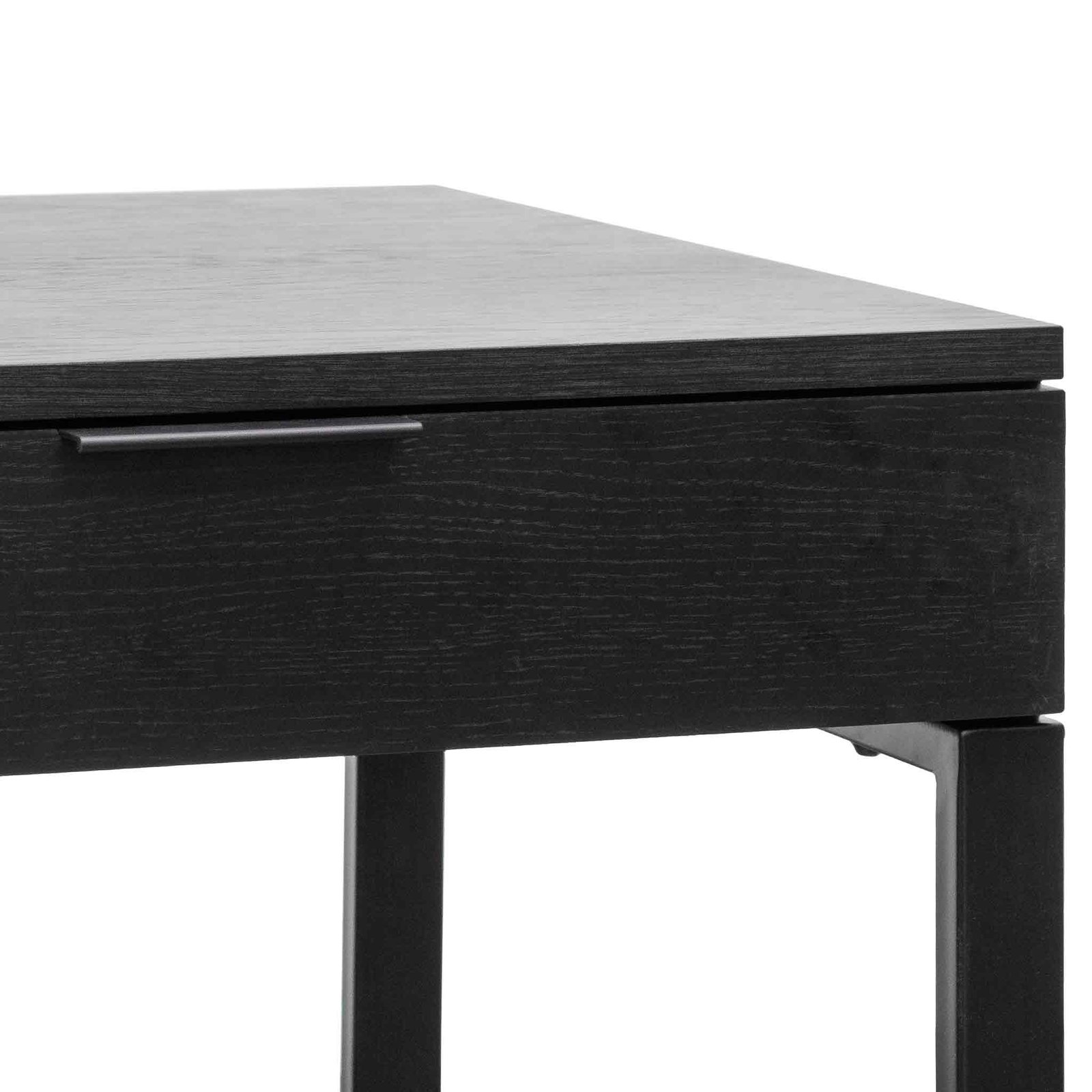 Melissa 120cm Home Office Desk - Black - Image 9