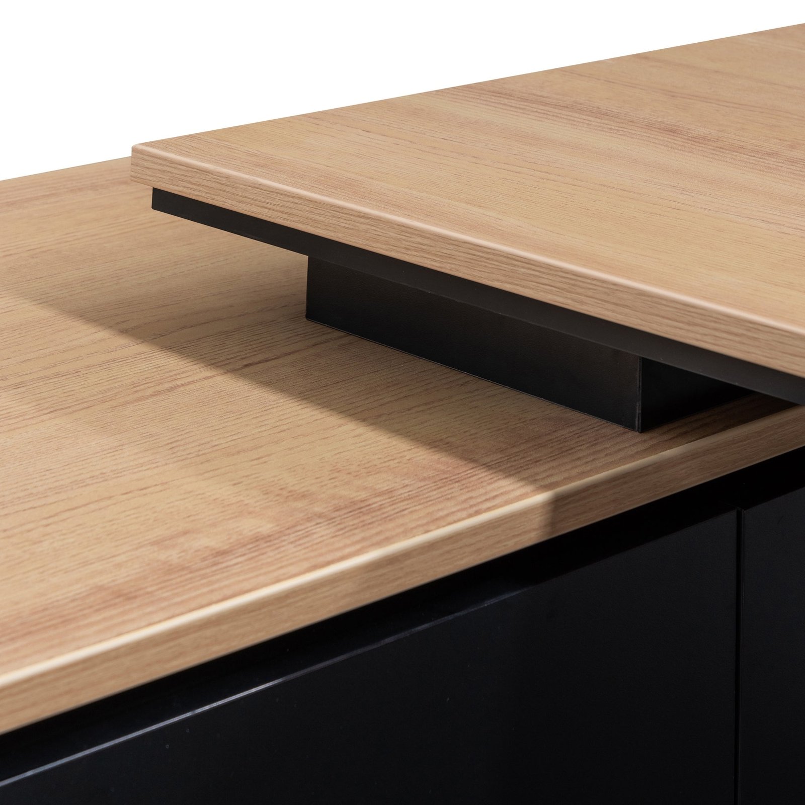 Janell 2.3m Left Return Office Desk - Natural - Image 10