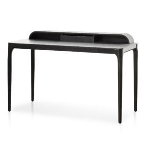Reva Wooden Home Office Desk - Black
